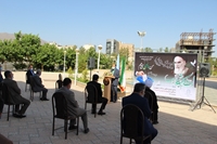 مراسم گرامیداشت رحلت بنیان گذار انقلاب اسلامی و قیام  پانزده خرداد در دانشگاه علوم پزشکی بیرجند برگزار شد
